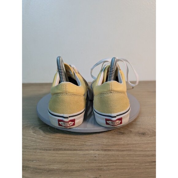 Vans Shoes Mens 6 / Womens 7.5 Old Skool Skateboarding Low Yellow Suede - Picture 5 of 10